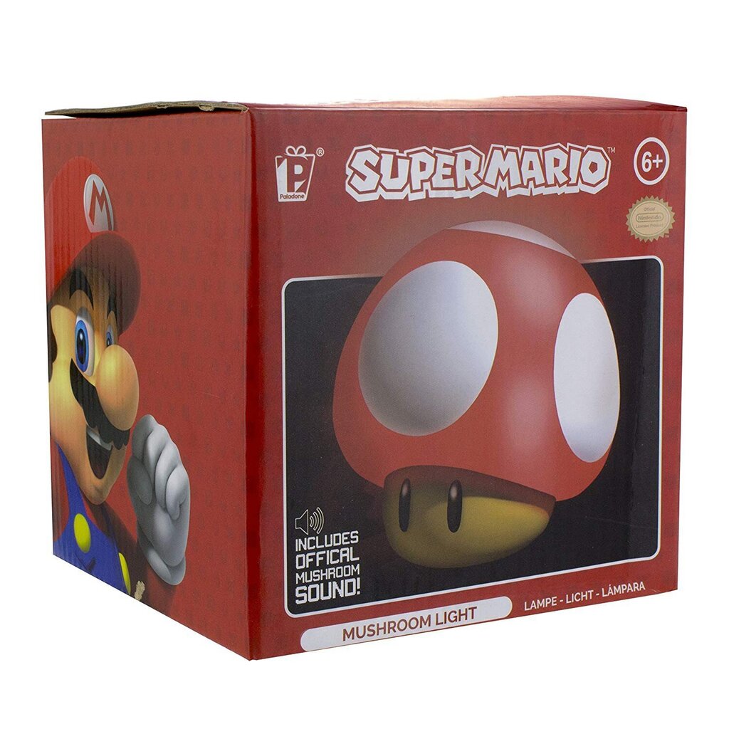 Paladone Super Mario Mushroom Red hinta ja tiedot | Pelien oheistuotteet | hobbyhall.fi