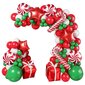 Christmas Balloon Garland Arch Kit joulujuhlakoristeisiin Uudenvuoden juhlatarvikkeet nopeasti hinta ja tiedot | Liput | hobbyhall.fi