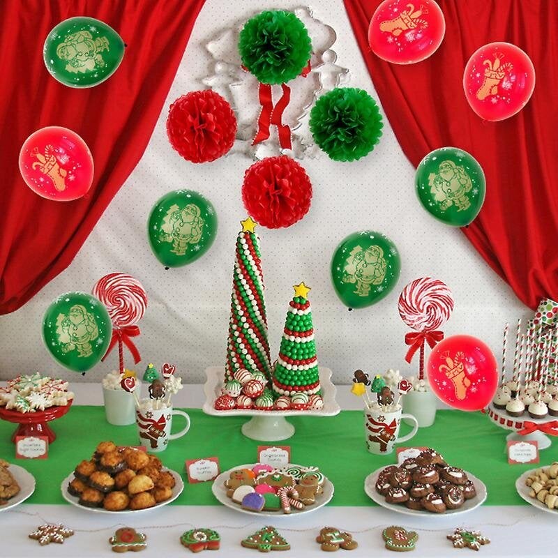 Christmas Balloon Alumiinikalvo Ilmapallo Lateksisetti Joulujuhlapallo hinta ja tiedot | Liput | hobbyhall.fi