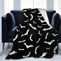 Bats Halloween Goth Fleece Flanellipeitto Lämpimät Kevyet Peitot Kotitoimistoon All Season (Bats Halloween Goth, 50X40) Lepakot Halloween Goth 50X40 hinta ja tiedot | Peitot | hobbyhall.fi