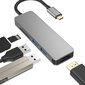 Usb C -keskitin 5 in 1 alumiininen monitoimityyppinen c-keskitin hinta ja tiedot | Adapterit | hobbyhall.fi