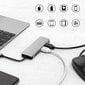 Usb C -keskitin 5 in 1 alumiininen monitoimityyppinen c-keskitin hinta ja tiedot | Adapterit | hobbyhall.fi