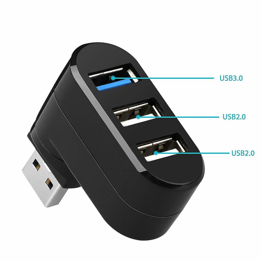 3-porttinen Usb 3.0 Multi Hub Splitter hinta ja tiedot | Adapterit | hobbyhall.fi