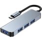 USB C -keskitin USB 3.0 Ohut alumiinikuori Type C - 4-porttinen USB 3.0 -sovitin, nopea USB-jakaja, yhteensopiva MacBook Airin, Mac Pron/Minin, iMacin, XPS:n, hinta ja tiedot | Adapterit | hobbyhall.fi