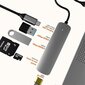 USB C -keskitin, USB C -sovitin 6 in 1 USB 3.0 -liitännällä, 4K-HDMI, USB C -liitäntä/PD, SD/TF-kortinlukija, telakointiasema Yhteensopiva MacBook Pron/A:n kanssa hinta ja tiedot | Adapterit | hobbyhall.fi