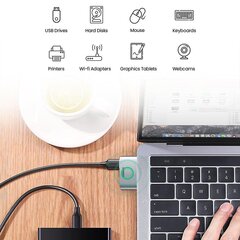 UGREEN USB Hub Type-C 3.1 - USB 3.0 Dual Port Converter 5Gbps tiedonsiirtosovitin Macbook Prolle/hiirelle/näppäimistölle/tulostimelle hinta ja tiedot | Adapterit | hobbyhall.fi