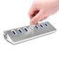 7 Usb 3.0 nopea USB-keskitin - kolmio alumiiniseos Seven tiedonsiirto USB-keskitin yhteensopiva PC, Imac, Macbook, Windows, USB Flash D hinta ja tiedot | Adapterit | hobbyhall.fi