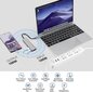 Usb C -keskittimen moniporttisovitin - 6 in 1 USB C - moniporttisovitin hinta ja tiedot | Adapterit | hobbyhall.fi