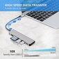 Usb C -keskittimen moniporttisovitin - 6 in 1 USB C - moniporttisovitin hinta ja tiedot | Adapterit | hobbyhall.fi