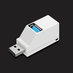 Mini Kannettava 3 Usb-porttia Laajennuskeskittimen jakaja-sovitin kannettavalle PC-tietokoneelle hinta ja tiedot | Adapterit | hobbyhall.fi