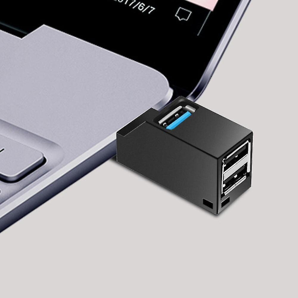 Mini Kannettava 3 Usb-porttia Laajennuskeskittimen jakaja-sovitin kannettavalle PC-tietokoneelle hinta ja tiedot | Adapterit | hobbyhall.fi