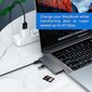 Sxbd USB C -keskitinsovitin, joka on yhteensopiva Macbook Pro/air 2020 2019 2018, 6 in 1 USB-c kanssa hinta ja tiedot | Adapterit | hobbyhall.fi