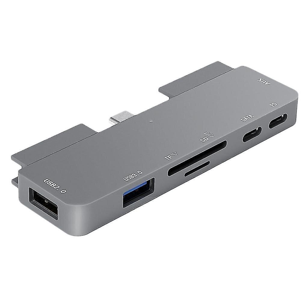 7 in 1 Usb C - Hdmi Multiport Adapteri USB C Hub Fit Ipad Pro hinta ja tiedot | Adapterit | hobbyhall.fi