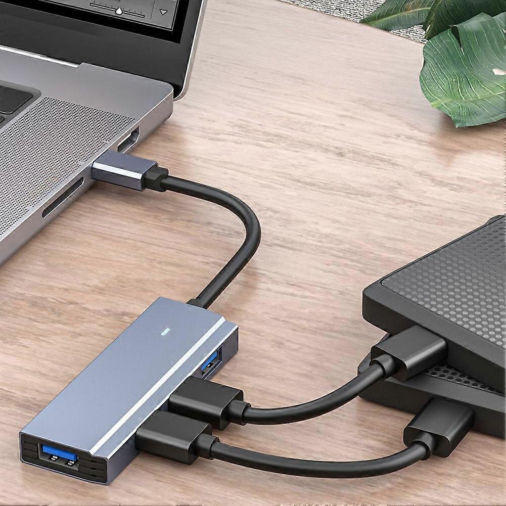 USB C -kannettavien tietokoneiden telakointiasema, 4-in-1 Type C -keskitin, 4 USB3.0-moniporttisovitinta kannettaville tietokoneille, taulukko hinta ja tiedot | Adapterit | hobbyhall.fi