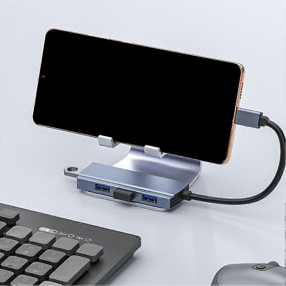 USB C -kannettavien tietokoneiden telakointiasema, 4-in-1 Type C -keskitin, 4 USB3.0-moniporttisovitinta kannettaville tietokoneille, taulukko hinta ja tiedot | Adapterit | hobbyhall.fi