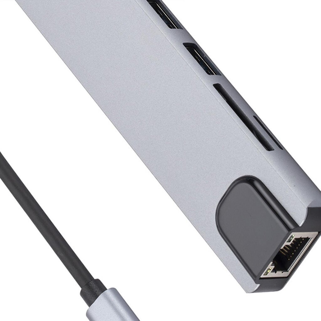 10 in 1 USB C -keskittimen telakointiasema Tukeva monitoiminen kevyt kompakti hinta ja tiedot | Adapterit | hobbyhall.fi