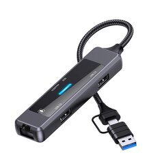 5 in 1 USB C -keskitin Kannettava USB C -jakaja näppäimistölle kannettavan tietokoneen USB-muistitikku hinta ja tiedot | Adapterit | hobbyhall.fi