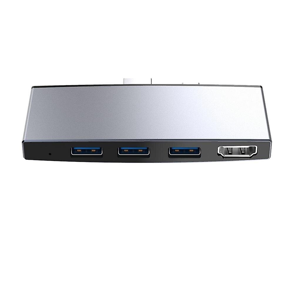 Pro 6 5 4 Hub 5 in 1 -USB-telakointiasemalle, jossa on 4K-yhteensopiva 2 porttia USB 3.0 -muistikorttipaikka R hinta ja tiedot | Adapterit | hobbyhall.fi