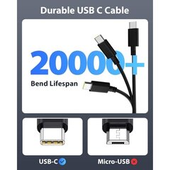 65 W USB C -laturi Barbarian Computerille (1,8 m) Lenovo Thinkpad ASUS Zenbookille hinta ja tiedot | Adapterit | hobbyhall.fi