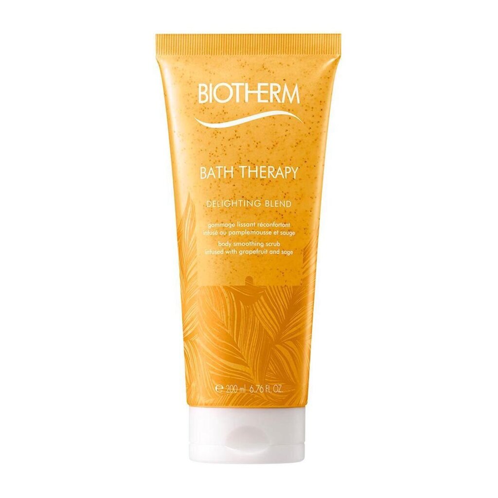 Biotherm Bath Therapy Delighting Blend -vartalokuorinta, sis. greippiä ja salviaa, 200 ml hinta ja tiedot | Vartalokuorinnat | hobbyhall.fi