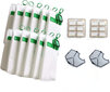 Kit Sac Aspirateur Compatible pour Vorwerk Kobold VK140 VK150 avec Filtre Remedy - 12 pussia + 2 Filtres Moteur + 12 hajuvettä hinta ja tiedot | Pölynimureiden lisätarvikkeet | hobbyhall.fi