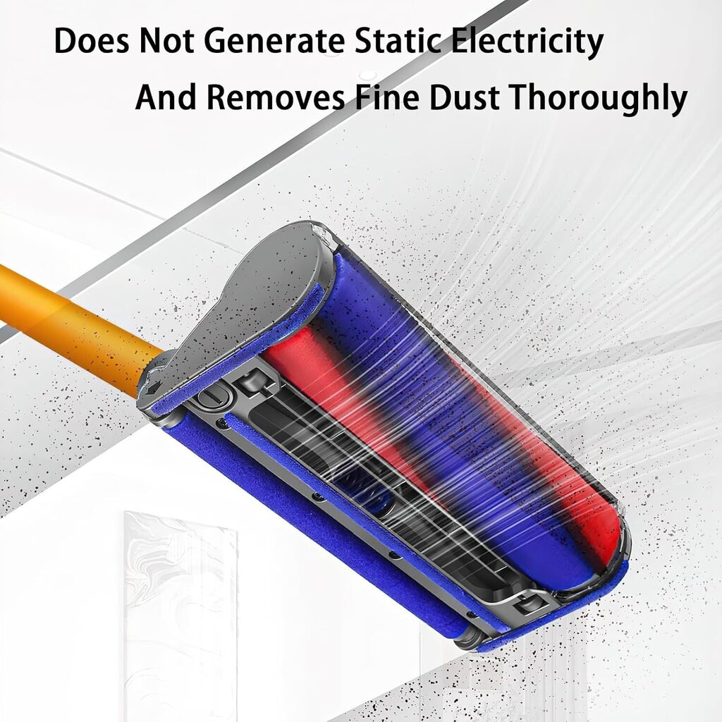 Pehmeä rullaharja Pehmeä telan puhdistuspää Dyson V11(SV14) V10(SV12) V8(SV10) V7(SV11) pölynimurille, ihanteellinen koville lattioille hinta ja tiedot | Pölynimureiden lisätarvikkeet | hobbyhall.fi