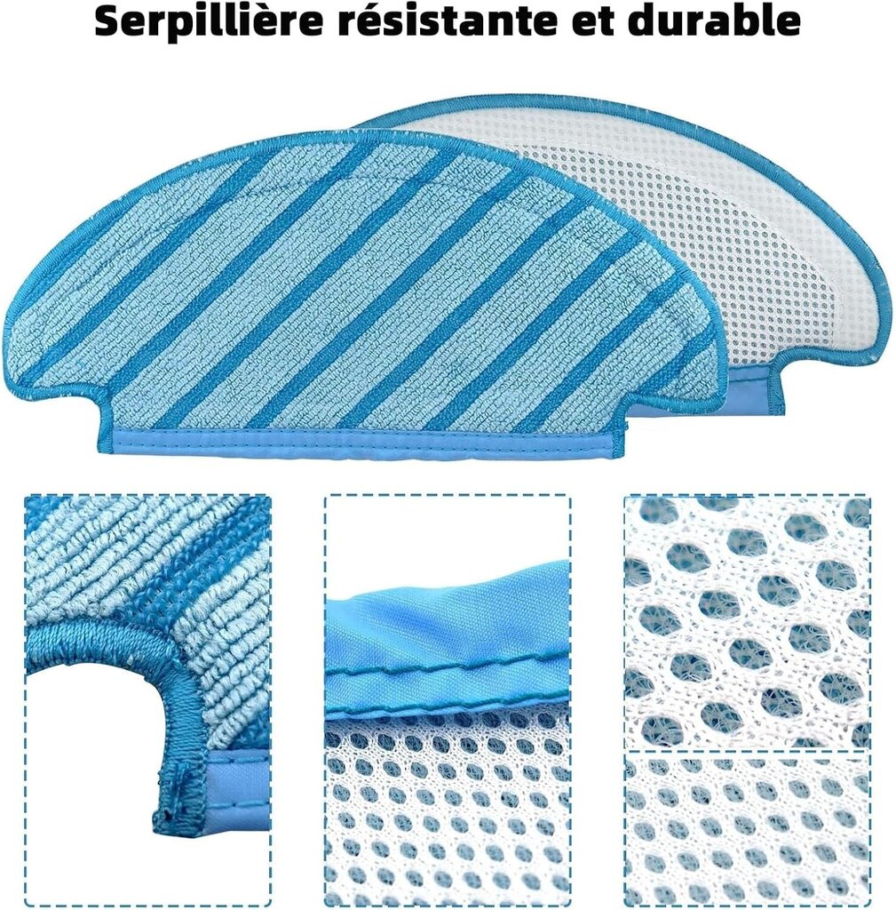 20 varaosaa Ecovacsille DEEBOT N10+/N10 Plus, OZMO N8+/N8 Pro+ lisävarustesarja, T8+/T8 AIVI+/T9+ lisävarustesarjat: 2 pääharjaa, 4 moppia, 6 pussia hinta ja tiedot | Pölynimureiden lisätarvikkeet | hobbyhall.fi