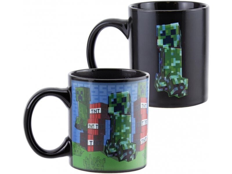 Paladone Minecraft Creeper Heat Change Mug hinta ja tiedot | Pelien oheistuotteet | hobbyhall.fi