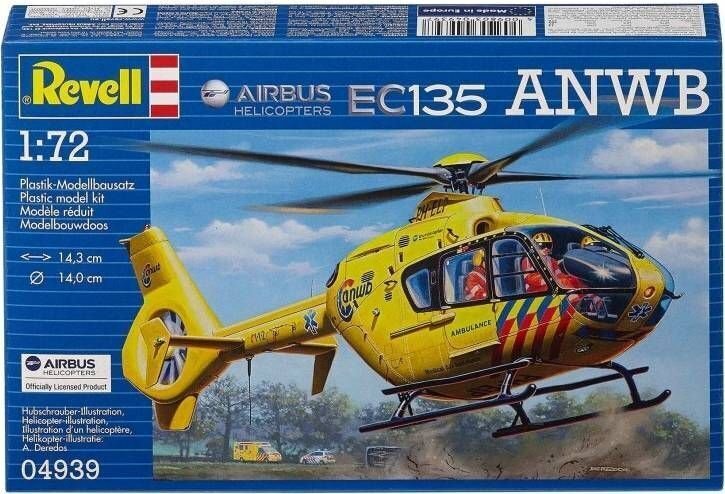 Revell Airbus Helikopterit EC135 ANWB 1:72 hinta ja tiedot | LEGOT ja rakennuslelut | hobbyhall.fi