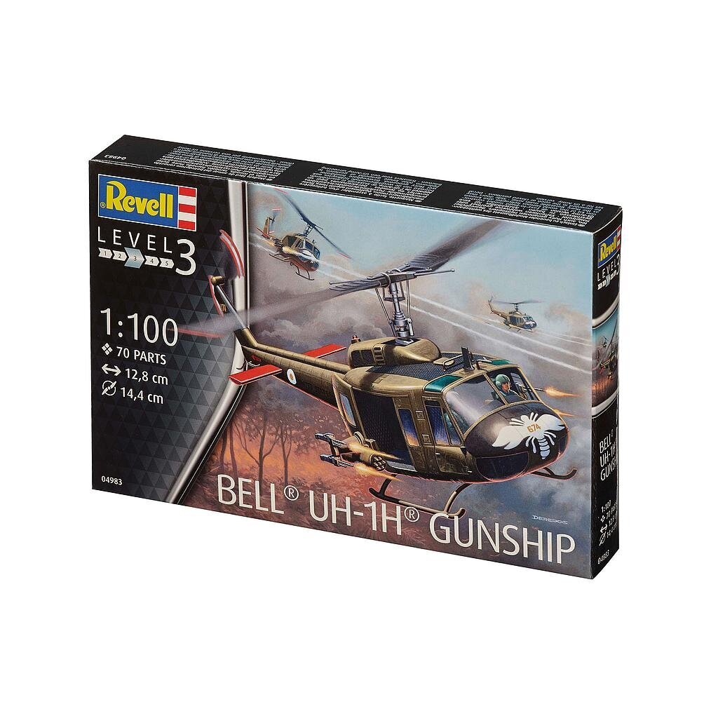 Revell Bell® UH-1H® Gunship 1: 100 hinta ja tiedot | LEGOT ja rakennuslelut | hobbyhall.fi