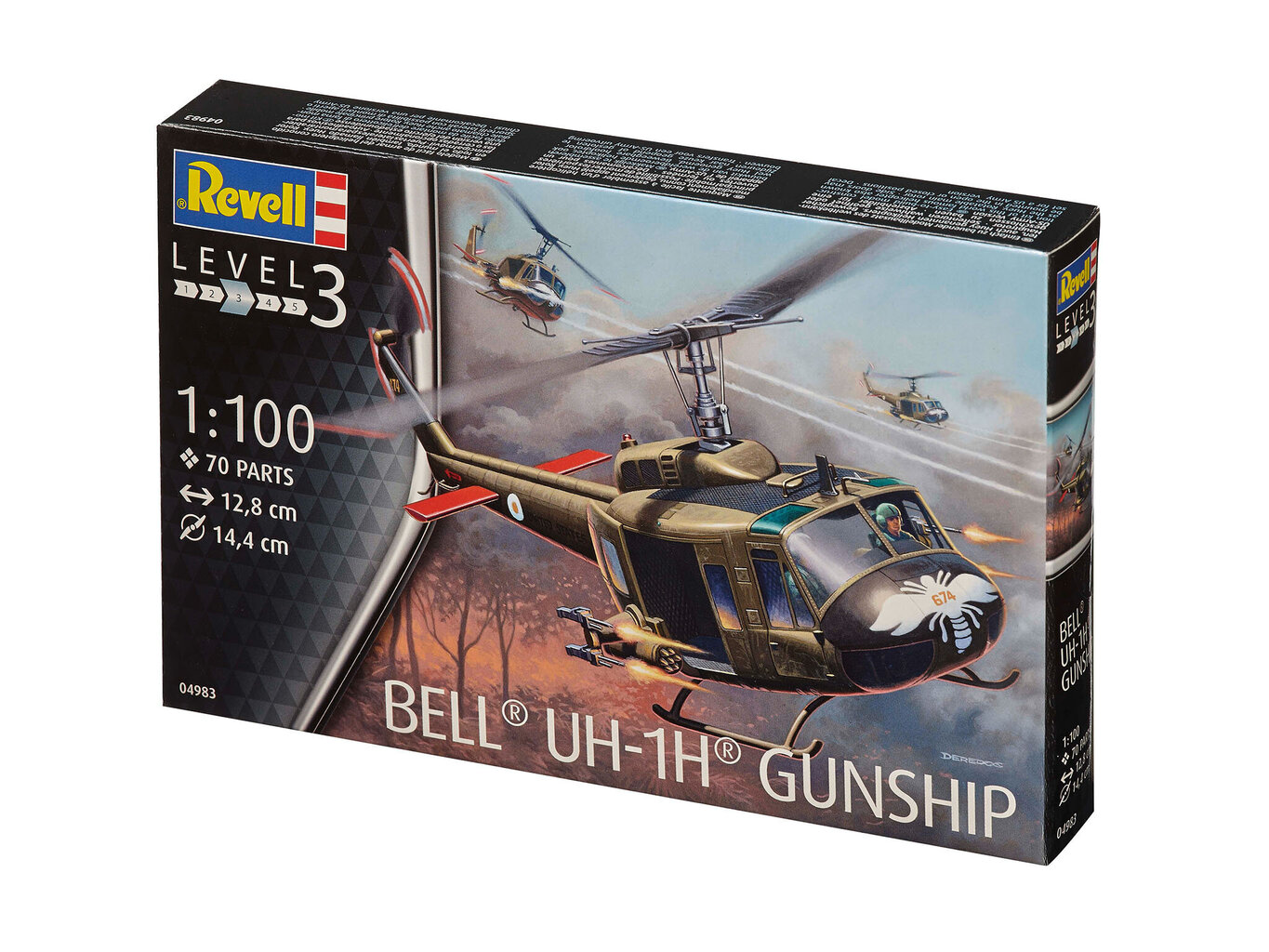 Revell Bell® UH-1H® Gunship 1: 100 hinta ja tiedot | LEGOT ja rakennuslelut | hobbyhall.fi