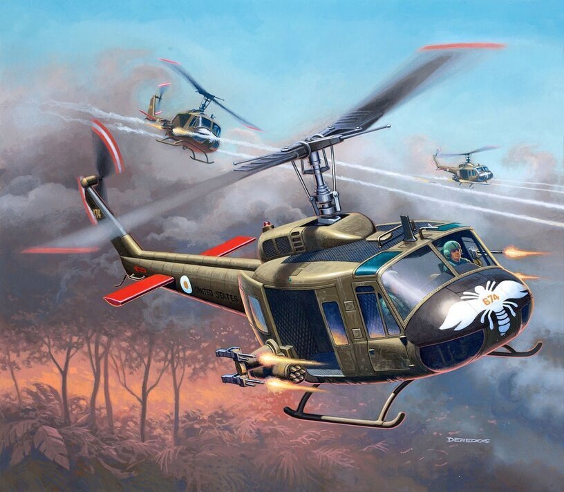 Revell Bell® UH-1H® Gunship 1: 100 hinta ja tiedot | LEGOT ja rakennuslelut | hobbyhall.fi