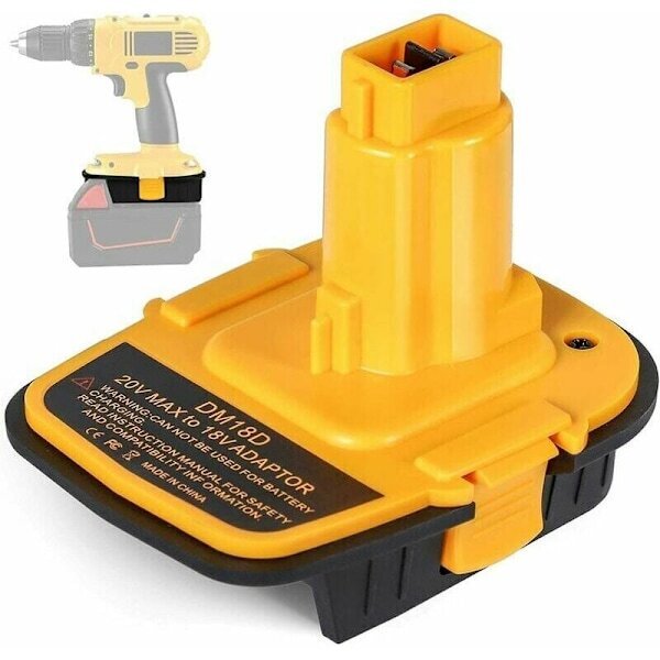 DM18D DCA1820 akkusovitin USB-portilla Dewalt 20V/18V ja Milwaukee M18 18V litiumioniakuille, yhteensopiva DCB204 DCB205 akkujen kanssa. hinta ja tiedot | Auton akkulaturit | hobbyhall.fi