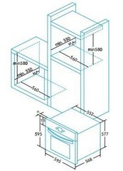 Edesa EOE-7050 BK hinta ja tiedot | Edesa Kodinkoneet ja kodinelektroniikka | hobbyhall.fi