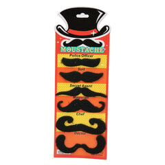 6 kpl Fake Black Mustache Festive Performance Cosplay keinotekoinen parta Halloween-juhliin hinta ja tiedot | Miesten ihonhoito | hobbyhall.fi