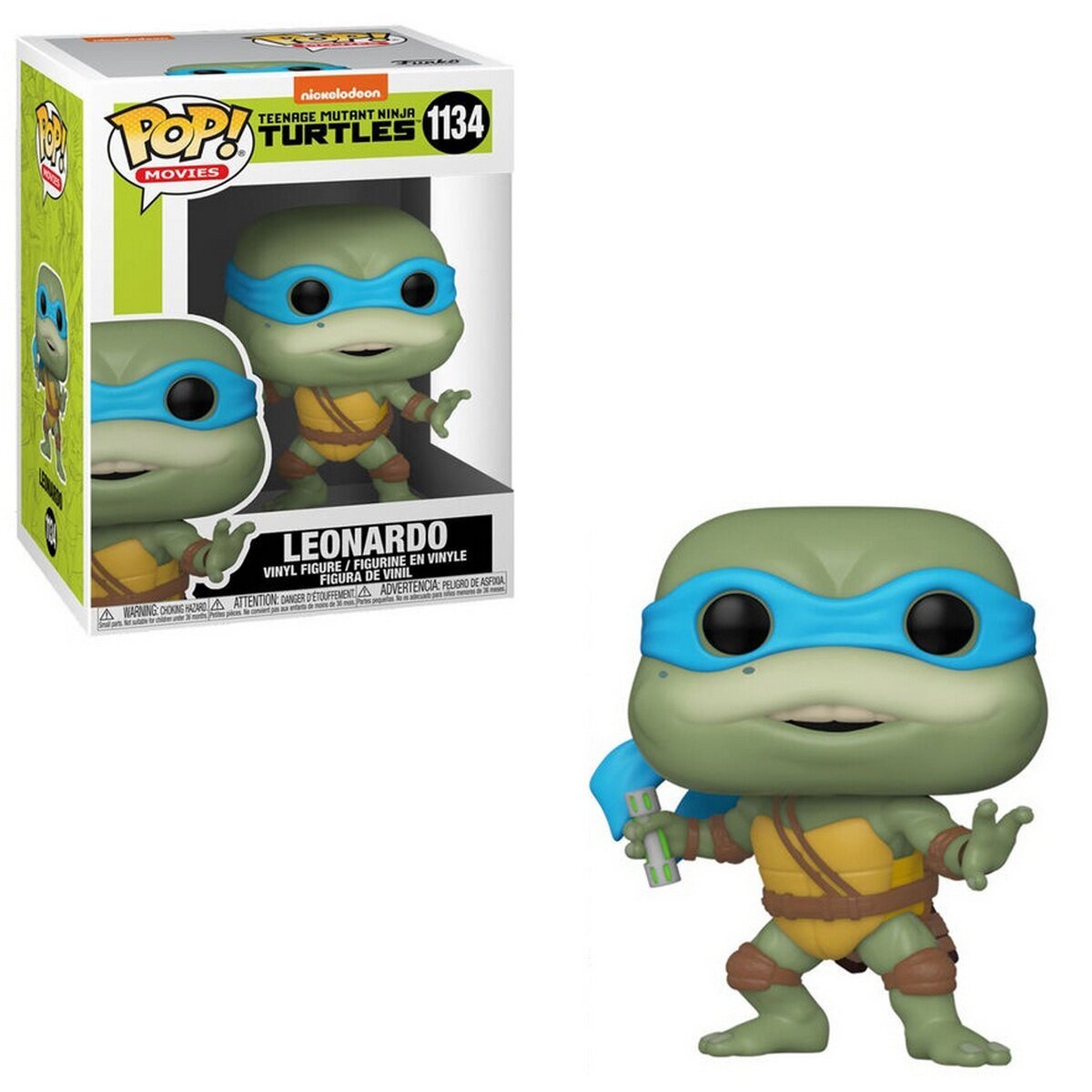Figuurit POP! Movies: Teenage Mutant Ninja Turtles II - Leonardo Vinyl  Figure hinta 