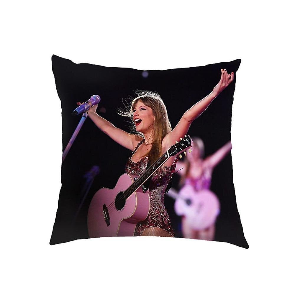 2024 Taylor Swift tyynynpäällinen heittotyynyliina sohva auton kotitoimiston sisustus 45cm*45cm väri：C hinta ja tiedot | Tyynyt | hobbyhall.fi