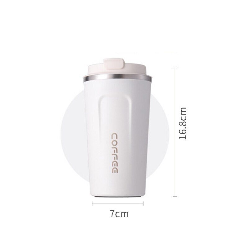 1kpl 500 ml ruostumattomasta teräksestä valmistettu digitaalinen kahvimuki LED lämpötilanäyttö Travel Thermos Cup hinta ja tiedot | Juomapullot | hobbyhall.fi