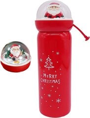 Heytea 13oz ruostumattomasta teräksestä eristetty vesipullo Joulupukin joululahjat söpö pullo matkamuki kahvahihnalla, 380 ml hinta ja tiedot | Juomapullot | hobbyhall.fi