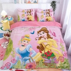 Y1189 Lakanat Prinsessa Vuodevaatteet, Sängynpeite King Size, Söpö Ariel Painettu Sarjakuva_135x200cm 53x78in hinta ja tiedot | Pussilakanat ja tyynyliinat | hobbyhall.fi