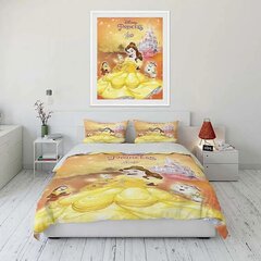 Y1428 Lakanat Beauty And The Beast Vuodevaatteet Setti, Sängynpeite King-Size, Söpö Painettu Ca_200x200cm 78x78in hinta ja tiedot | Pussilakanat ja tyynyliinat | hobbyhall.fi