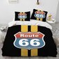 A1003 Lakanat Historic Route 66, Mother Road, Comfort-Vuodevaatteet, Pussilakanat_135x200cm 53x78in hinta ja tiedot | Pussilakanat ja tyynyliinat | hobbyhall.fi