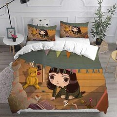 A176 Lakanat Kodin Tekstiilit Little Misfortune Vuodevaatteet Setit Peitto Peitto Bed Cove_240x260cm 94x102in hinta ja tiedot | Pussilakanat ja tyynyliinat | hobbyhall.fi