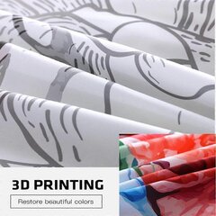 I321 Lakanat 3D-Painetut Ommeltavat Vuodevaatteet, Stitch-Peitto, Stitch Peripheral Fa_200x200cm 78x78in hinta ja tiedot | Pussilakanat ja tyynyliinat | hobbyhall.fi