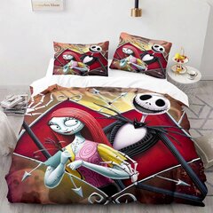 Y1052 Lakanat Painettu 3-Osainen Vuodevaatteet Setti Pehmeä Kodintekstiili 100% Polyesteri Fright_200x200cm 78x78in hinta ja tiedot | Pussilakanat ja tyynyliinat | hobbyhall.fi