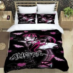 Y1645 Lakanat Monster High Sarjakuvapainetut Vuodevaatteet Setit Hienot Tarvikesetti Duv_135x200cm 53x78in hinta ja tiedot | Pussilakanat ja tyynyliinat | hobbyhall.fi