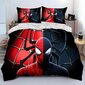 A86 Lakanat Spiderman Vuodevaatteet Setti Sängynpäällinen Universal, Irons Mans Lasten Sänky Lin_240x260cm 94x102in hinta ja tiedot | Pussilakanat ja tyynyliinat | hobbyhall.fi