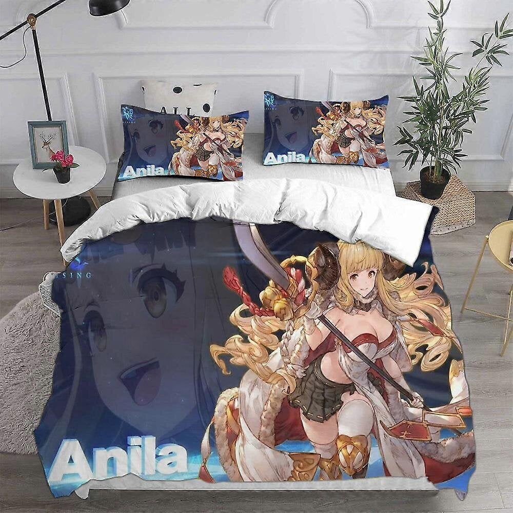 A178 Lakanat Granblue Fantasia Vuodevaatteet Setit Peitto Sängynpeite Pussilakana P_240x260cm 94x102in hinta ja tiedot | Pussilakanat ja tyynyliinat | hobbyhall.fi