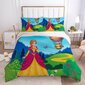 Y656 Lakanat Little Princess Vuodevaatteet Setti, Sängynpäällinen King Size, Einhorn Cute Printe_135x200cm 53x78in hinta ja tiedot | Pussilakanat ja tyynyliinat | hobbyhall.fi