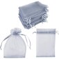 Pienet lahjakassit kiristysnyörillä Organza Grey 25 kpl 7x9 cm hinta ja tiedot | Paristolaturit | hobbyhall.fi